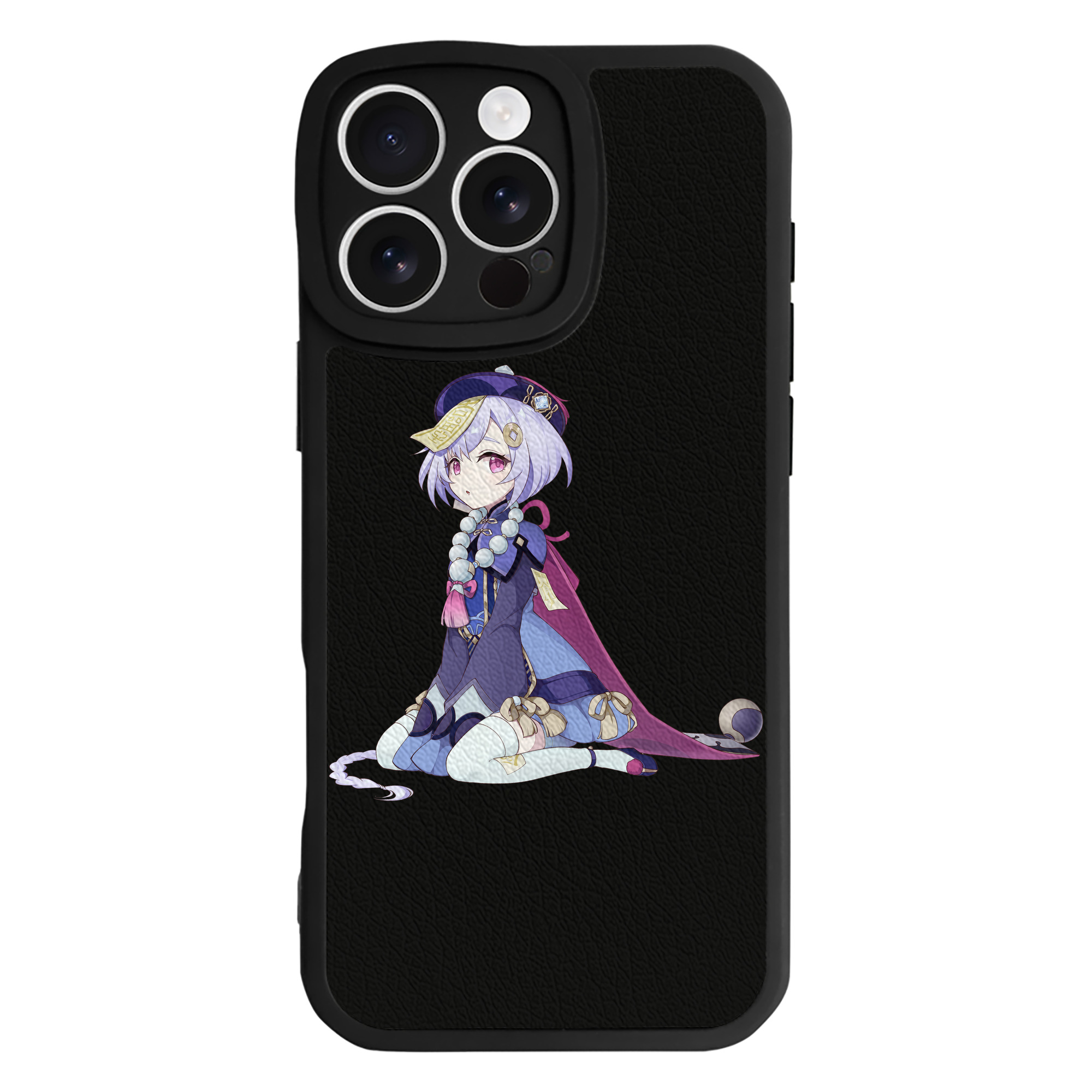 げんし神 七七 なな  genshin Nana 【iPhone 16シリーズ対応】シリコンスマホケース（レザー調） 材質：シリコン